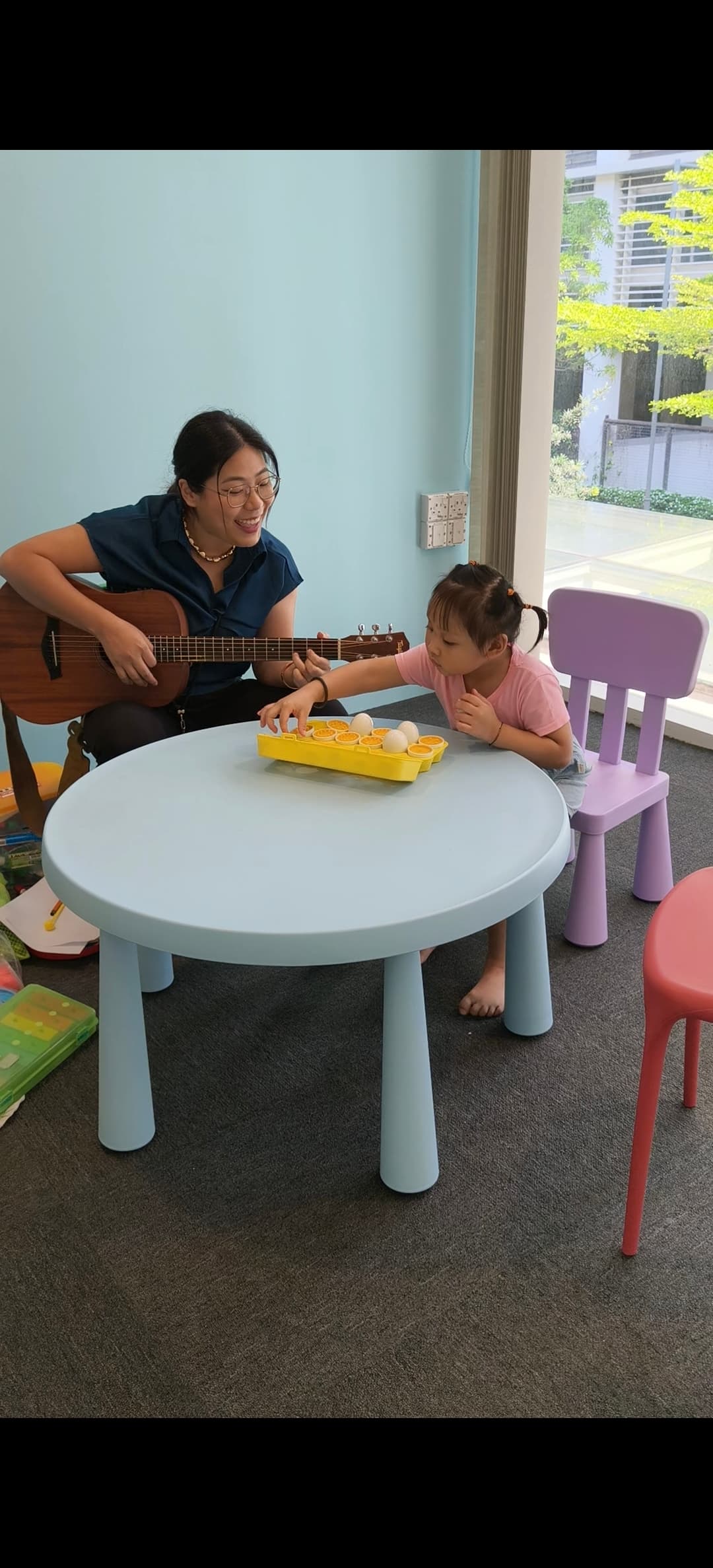 Music therapy session